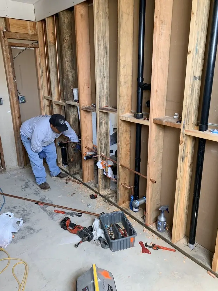 Commercial rough-in plumbing for Gas Line Repair in Dania Beach